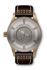 Shop IWC Pilot's Watch Automatic Spitfire Green Dial Brown Leather Strap Watch for Men - IW326802 in USA