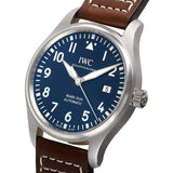 IWC Pilot's Mark XVIII Le Petit Prince Blue Dial Brown Leather Strap Watch for Men - IW327004 Buy Now By IWC