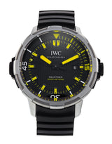 IWC Aquatimer Automatic 2000 Black Dial Black Rubber Strap Watch for Men - IW358001 Buy Now By IWC