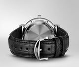 Shop IWC Portofino Automatic White Dial Black Leather Strap Watch for Men - IW356501 in USA