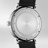 Shop IWC Portofino Automatic White Dial Black Leather Strap Watch for Men - IW356501 in USA