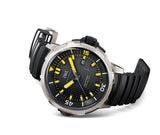 IWC Aquatimer Automatic 2000 Black Dial Black Rubber Strap Watch for Men - IW358001 Buy Now By IWC