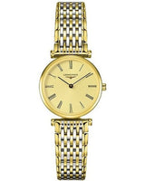Shop Longines La Grande Classique de Longines Gold Dial Two Tone Steel Strap Watch for Women - L4.209.2.31.7 in USA
