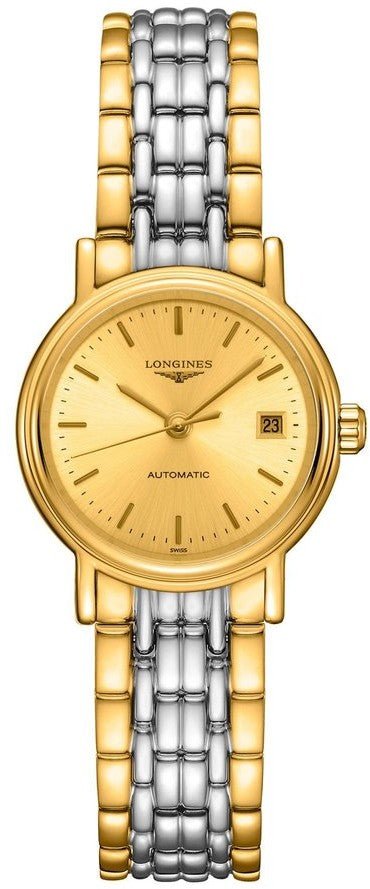 Shop Longines Presence 25.5mm Automatic Stainless Steel Watch for Women - L4.321.2.32.7 in USA