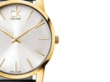 Calvin Klein City Silver Dial Black Leather Strap Watch for Men - K2G21520 Buy Now By Calvin Klein