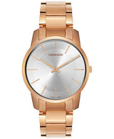 Calvin Klein City White Dial Rose Gold Steel Strap Watch for Men - K2G21646 Buy Now By Calvin Klein