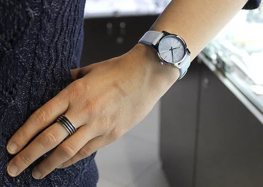 Calvin Klein City Blue Dial Blue Leather Strap Watch for Women - K2G231VN Buy Now By Calvin Klein