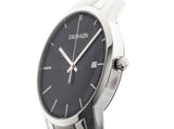 Calvin Klein City Chronograph Black Dial Silver Steel Strap Watch for Men - K2G2G14Y Buy Now By Calvin Klein