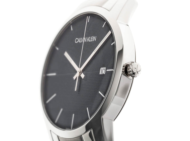 Calvin Klein City Chronograph Black Dial Silver Steel Strap Watch for Men - K2G2G14Y Buy Now By Calvin Klein