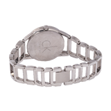 Calvin Klein Stately Pink Mother of Pearl Dial Silver Steel Strap Watch for Women - K3G2312E