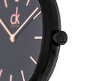 Calvin Klein Minimal Black Dial Black Mesh Bracelet Watch for Men - K3M21421 Buy Now By Calvin Klein