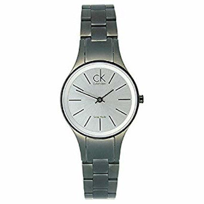 Shop Calvin Klein Simplicity Silver Dial Grey Steel Strap Watch for Women - K4323620 in USA