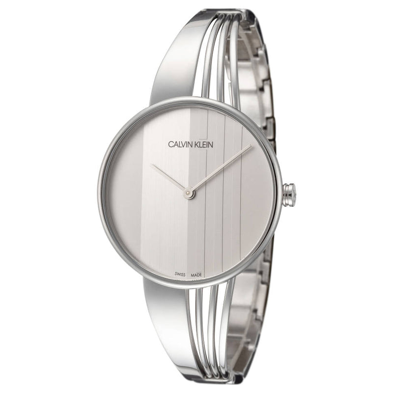 Calvin Klein Drift Silver Dial Silver Steel Strap Watch for Women - K6S2N116 Buy Now By Calvin Klein