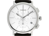 Calvin Klein Posh Silver Dial Black Leather Strap Watch for Men - K8Q371C6 Buy Now By Calvin Klein