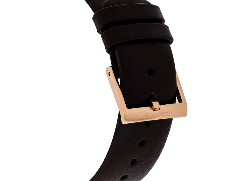 Calvin Klein Posh Grey Dial Black Leather Strap Watch for Men - K8Q376C3 Buy Now By Calvin Klein