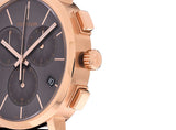 Calvin Klein Posh Grey Dial Black Leather Strap Watch for Men - K8Q376C3 Buy Now By Calvin Klein