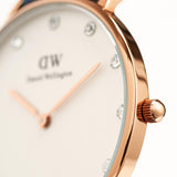 Daniel Wellington Classy St Mawes White Dial Brown Leather Strap Watch For Women - DW00100075 Buy Now By Daniel Wellington