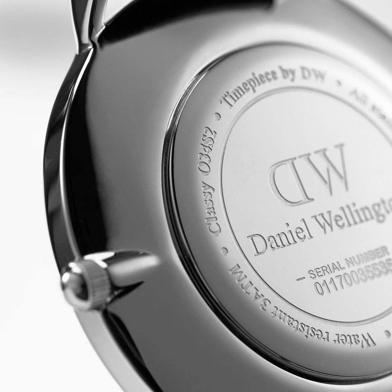 Daniel Wellington Classy Glasgow White Dial Two Tone Nylon Strap Watch For Women - DW00100082 Buy Now By Daniel Wellington