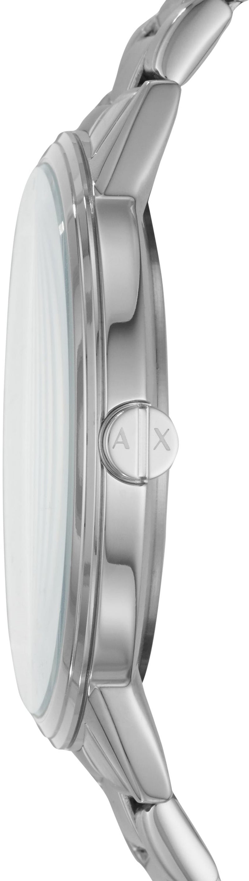 Armani Exchange Cayde Analog Black Dial Silver Steel Strap Watch For Men - AX2700 Buy Now By Armani Exchange