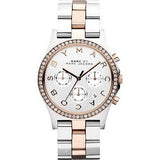 Marc Jacobs Henry Chronograph Silver Dial Two Tone Steel Strap Watch for Women - MBM3106 Buy Now By Marc Jacobs