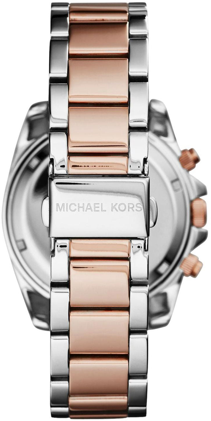 Michael Kors Blair Chronograph Black Dial Two Tone Steel Strap Watch For Women - MK6093 Buy Now By Michael Kors