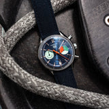 Tag Heuer Carrera Skipper Automatic Chronograph Blue Dial Blue Nylon Strap Watch for Men - CBS2213.FN6002 Buy Now By Tag Heuer
