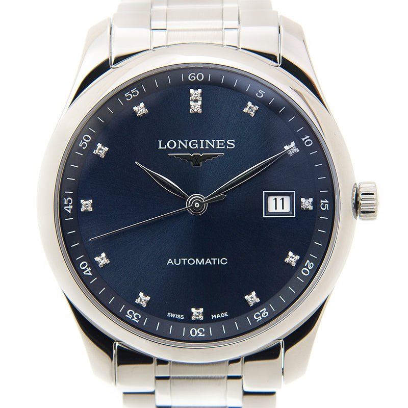 Longines Master Collection Automatic 40mm Blue Dial Silver Steel Strap Watch for Men - L2.793.4.97.6 Buy Now By Longines