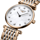 Shop Longines La Grande Classique De Longines Diamonds Mother of Pearl Dial Two Tone Mesh Bracelet Watch for Women - L4.209.1.97.7 in USA