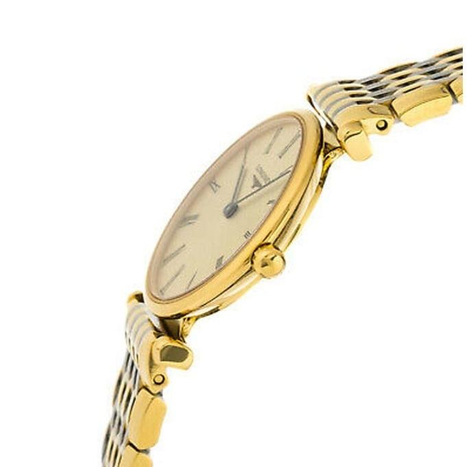 Shop Longines La Grande Classique de Longines Gold Dial Two Tone Steel Strap Watch for Women - L4.209.2.31.7 in USA