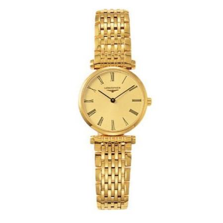Longines La Grande Classique de Longines Gold Dial Gold Mesh Bracelet Watch for Women - L4.209.2.31.8 Buy Now By Longines
