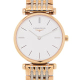 Shop Longines La Grande Classique De Longines White Dial Two Tone Steel Strap Watch for Women - L4.209.1.92.7 in USA