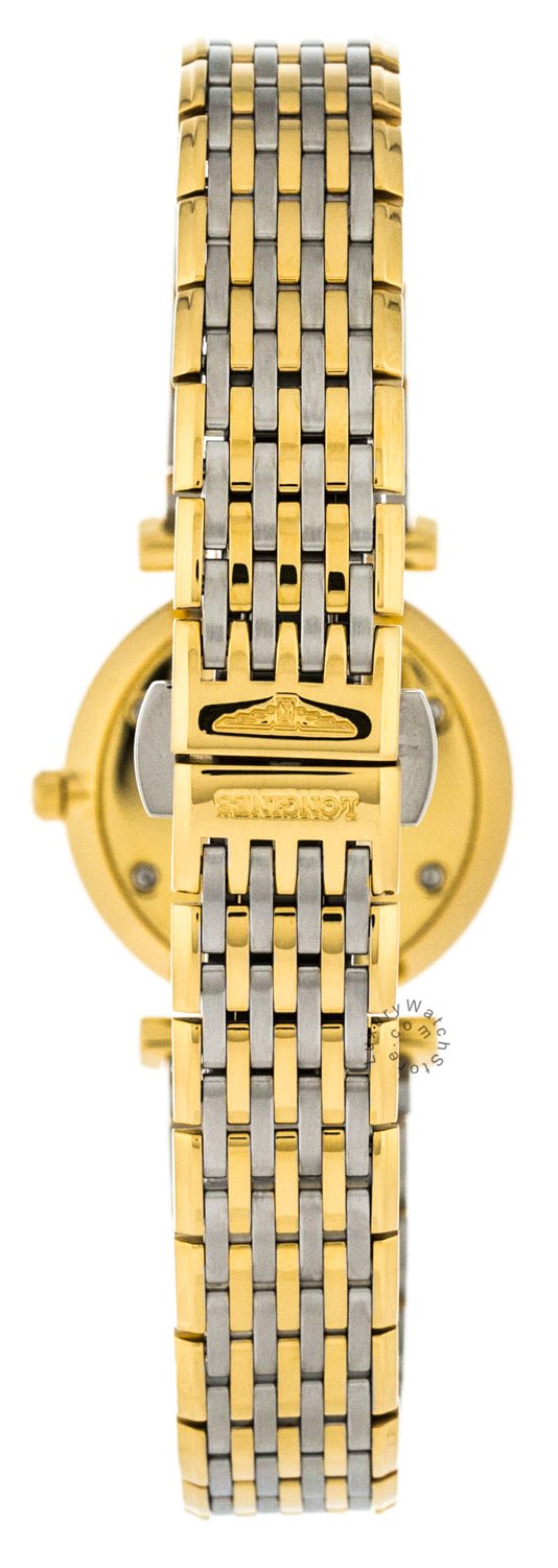 Shop Longines La Grande Classique de Longines Gold Dial Two Tone Steel Strap Watch for Women - L4.209.2.31.7 in USA