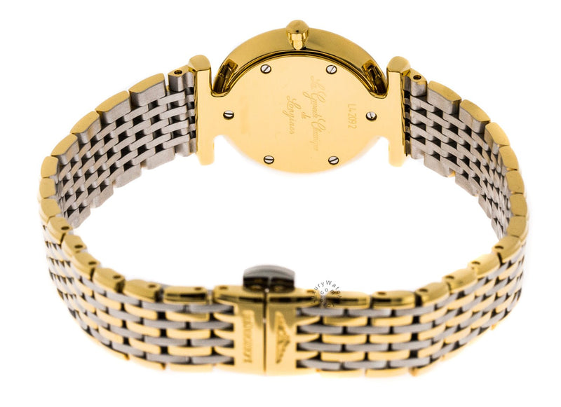 Shop Longines La Grande Classique de Longines Gold Dial Two Tone Steel Strap Watch for Women - L4.209.2.31.7 in USA