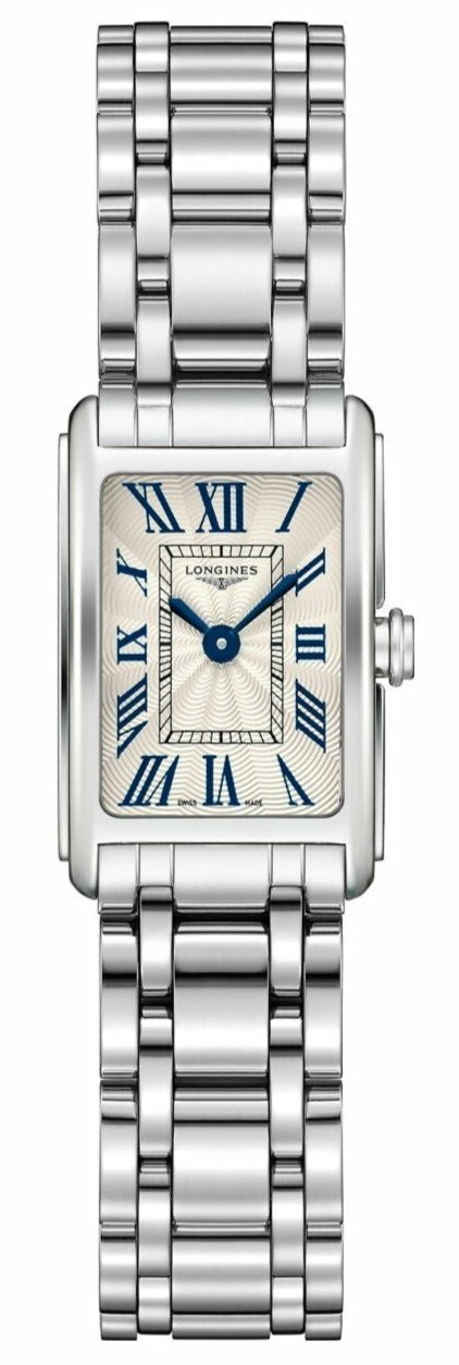 Shop Longines Dolcevita White Dial Silver Steel Strap Watch for Women - L5.258.4.71.6 in USA