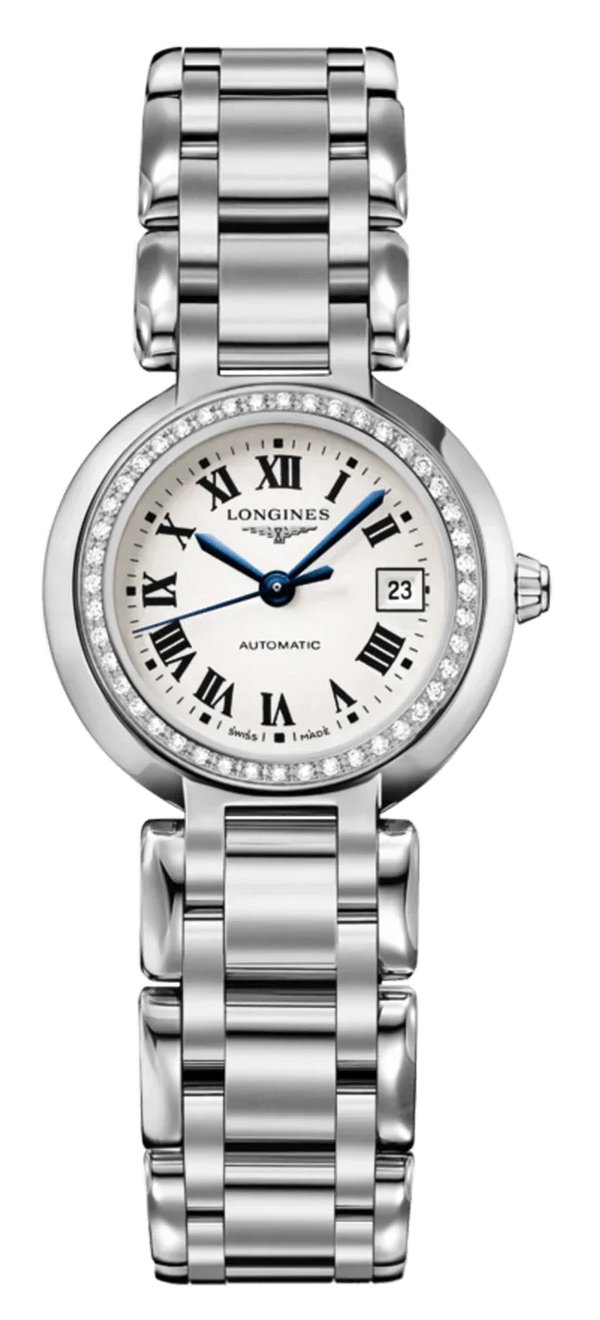 Shop Longines PrimaLuna 26.5mm Automatic Stainless Steel Watch for Women - L8.111.0.71.6 in USA