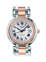 Longines PrimaLuna Automatic Diamond 26.5mm Silver Dial Two Tone Steel Strap Watch for Women - L8.111.5.79.6 Buy Now By Longines
