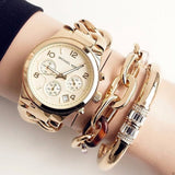 Michael Kors Runway Twist Gold Dial Gold Stainless Steel Strap Watch for Women - MK3131 Buy Now By Michael Kors
