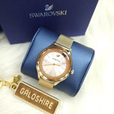 Swarovski Octea Nova Silver Dial Gold Mesh Bracelet Watch for Women - 5430417 Buy Now By Swarovski