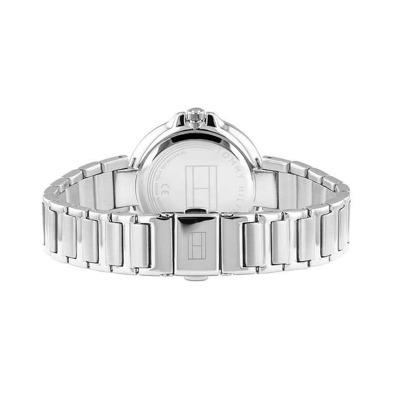 Shop Tommy Hilfiger Angela Blue Dial Silver Steel Strap Watch for Women - 1782126 in USA