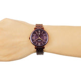 Fossil Jacqueline Brown Dial Brown Steel Strap Watch for Women - ES4100 Buy Now By Fossil