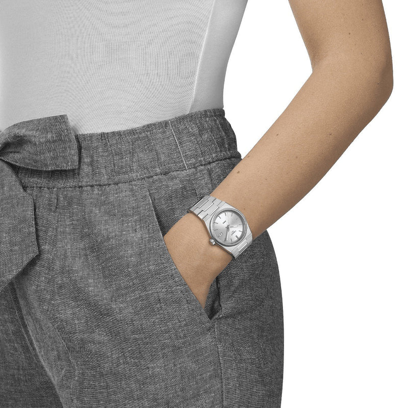 Tissot PRX Light Blue Dial Silver Steel Strap Watch For Women - T137.210.11.351.00 Buy Now By Tissot