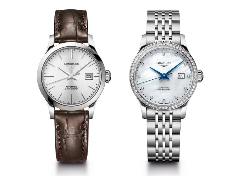 Longines Record Automatic Stainless Steel 40mm Watch for Men - L2.821.4.76.2 Buy Now By Longines