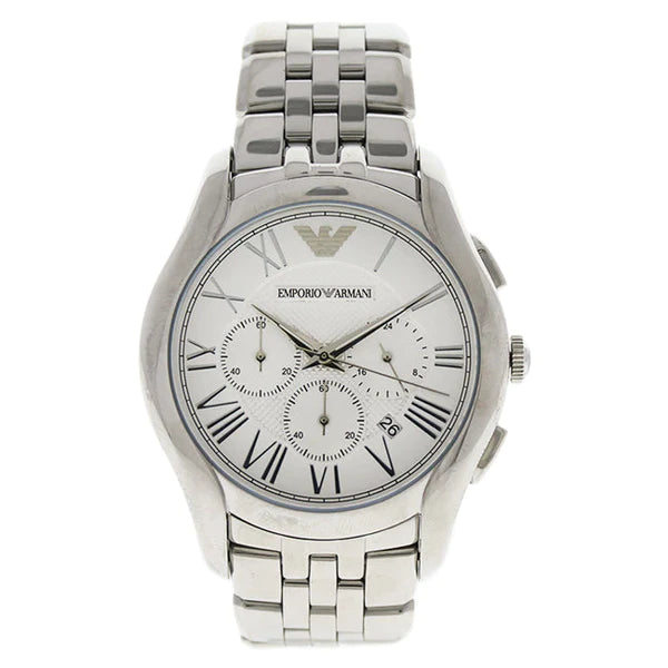 Emporio Armani Velente Chronograph Quartz Silver Dial Silver Steel Strap Watch For Men - AR1702 Buy Now By Emporio Armani