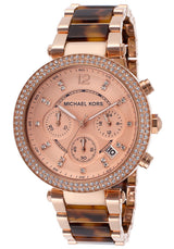 Michael Kors Parker Rose Gold Dial Two Tone Steel Strap Watch for Women - MK5538 Buy Now By Michael Kors