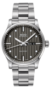 Mido Multifort Automatic Gray Dial Silver Steel Strap Watch For Men - M005.430.11.061.80 Buy Now By Mido