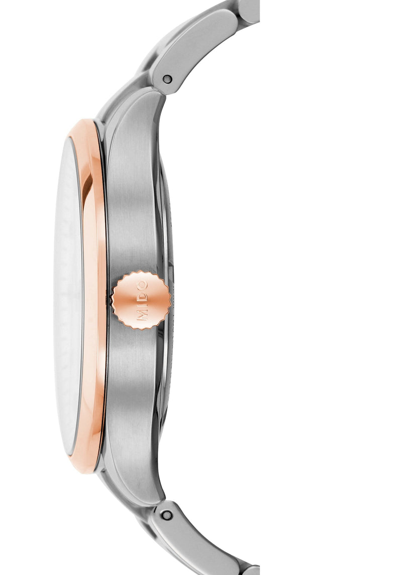 Mido Multifort Automatic Silver Dial Two Tone Steel Strap Watch For Men - M005.430.22.031.80 Buy Now By Mido