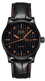 Mido Multifort Automatic Special Edition Black Dial Black Leather Strap Watch For Men - M005.430.36.051.80 Buy Now By Mido