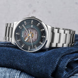 Mido Commander Automatic Gradient Black Dial Silver Steel Strap Watch For Men - M021.407.11.411.00 Buy Now By Mido