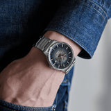 Mido Commander Automatic Gradient Black Dial Silver Steel Strap Watch For Men - M021.407.11.411.00 Buy Now By Mido