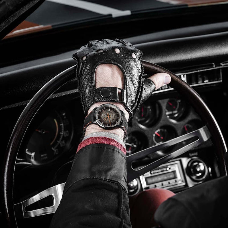 Mido Commander Automatic Gradient Black Dial Black Nylon Strap Watch For Men - M021.407.37.411.00 Buy Now By Mido